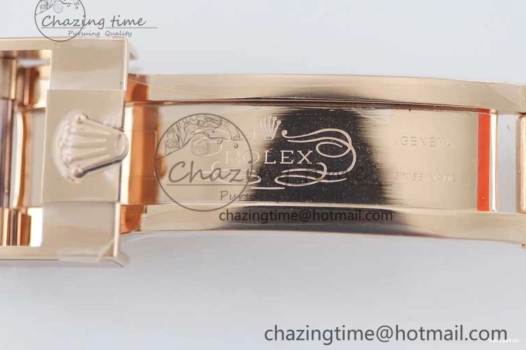 Steel 116515 Best RG Oysterflex A7750 904L Dial Edition Daytona Strap 1:1 on TWF Brown Roman 0419